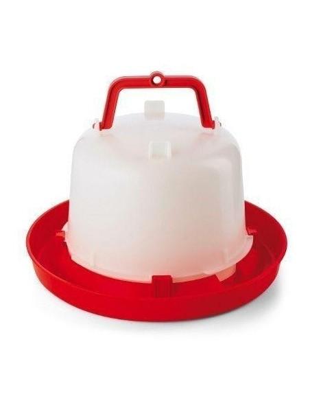 Abbeveratoio per pulcini e polli  5 lt chiusura a incastro con manico