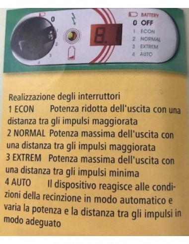 elettrificatore b400 manuale istallazione