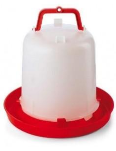 Abbeveratoio per pulcini  e polli 10 lt chiusura a incastro con manico