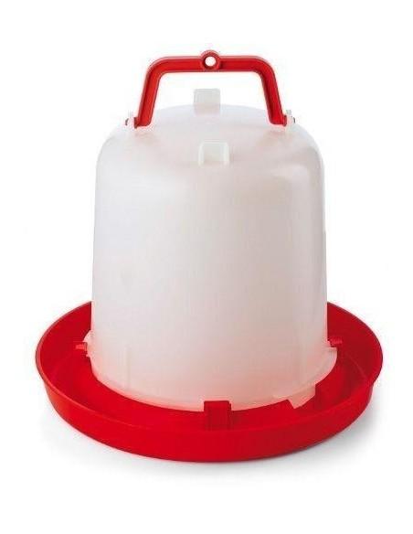 Abbeveratoio per pulcini  e polli 10 lt chiusura a incastro con manico