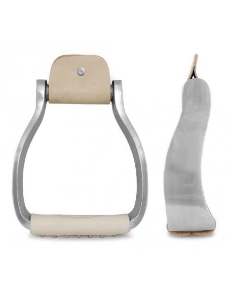 Staffe western sagomata in alluminio