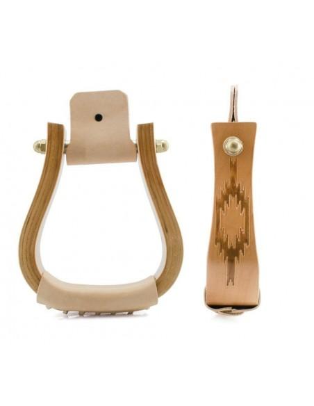 Staffe western in legno