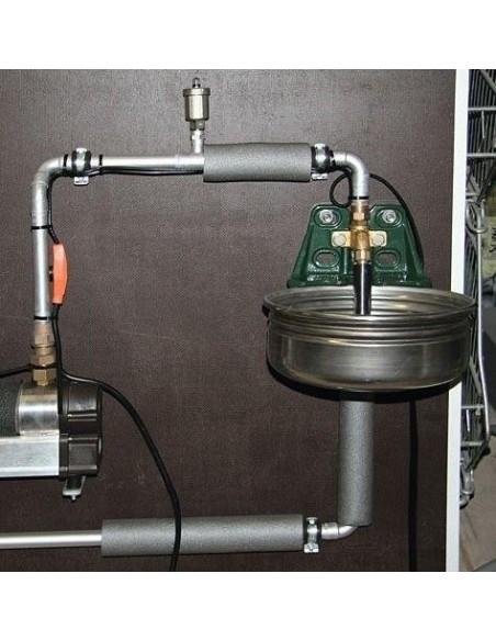 installazione cavi antigelo con termostato acceso