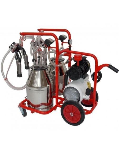 Mungitrice bovini a due gruppi e bidoni