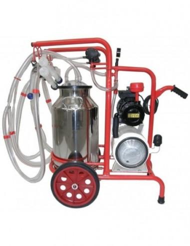 Carrello mungitrice pecora quattro gruppi mungitura