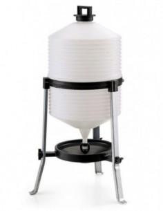 Abbeveratoio  per polli automatico con serbatoio in plastica  lt30