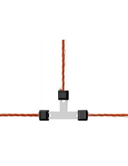 Connettore T Litzclip recinti elettrici 3 mm