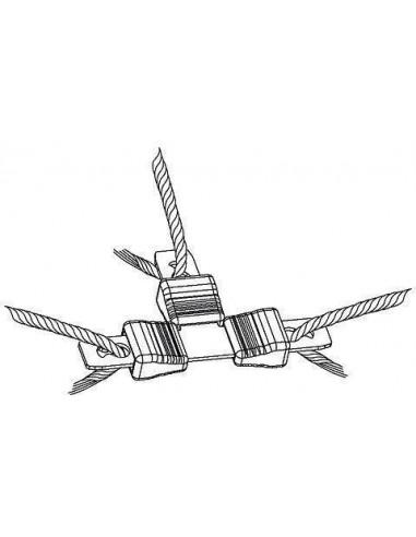 Connettore T Litzclip recinti elettrici 3 mm