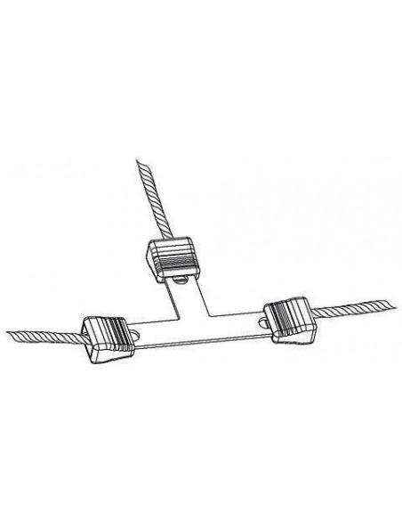 Connettore T Litzclip recinti elettrici 3 mm