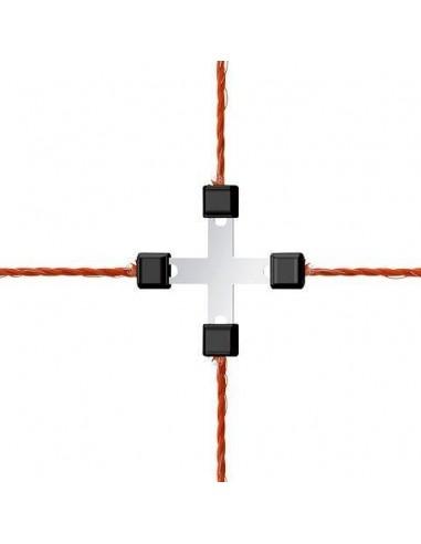 Connettore X Litzclip recinti elettrici 3 mm