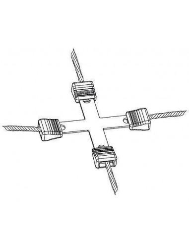 Connettore X Litzclip recinti elettrici 3 mm