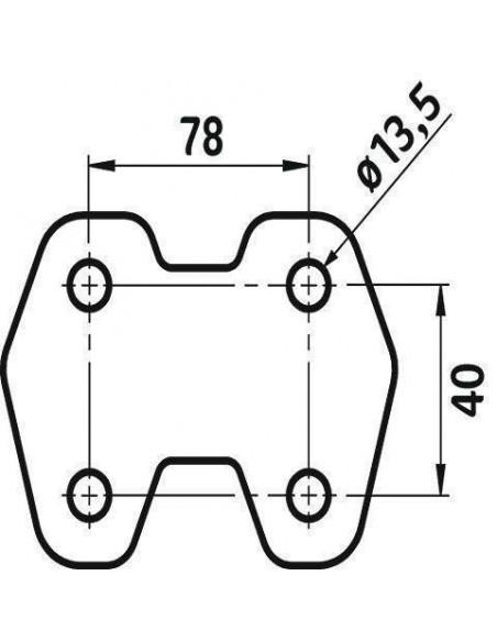 staffaggio a muro del abbeveratoio per mucche