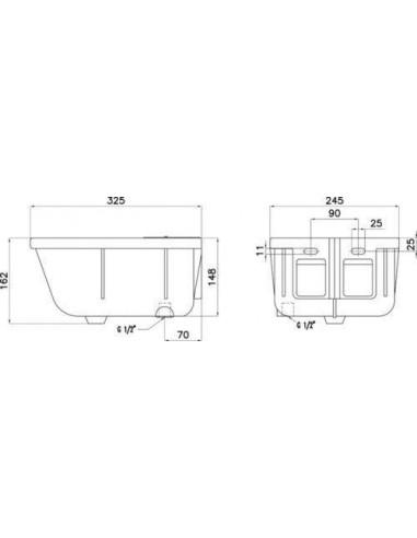 disegno tecnico abbeveratoio cavalli
