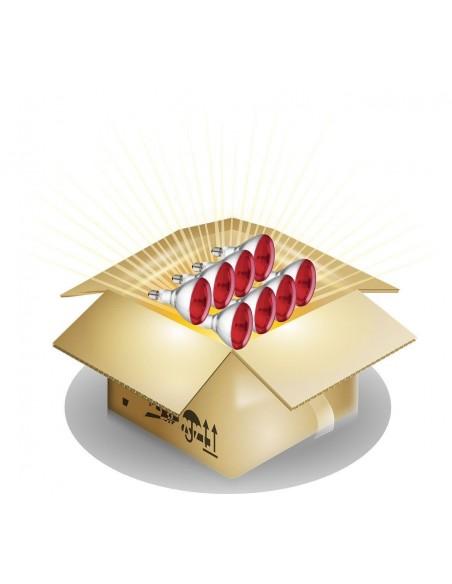 confezione ovaiale e lampade riscaldanti