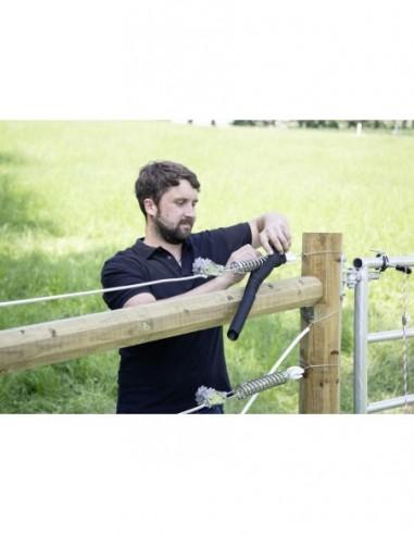 Molla flessibile come si installa in un recinto elettrico