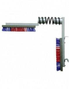 Spazzola pulizia dorso animale in acciaio per bovini e equini