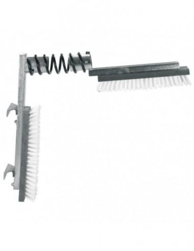 Spazzola pulizia dorso animale in stalla