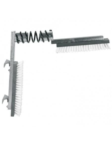 Spazzola pulizia dorso animale in stalla