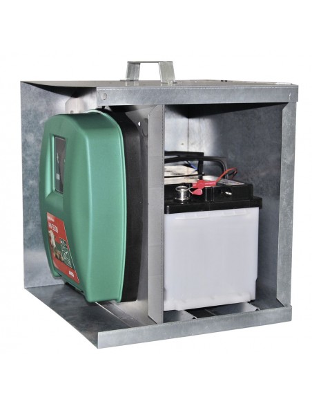 Cassetta per elettrificatore e batteria