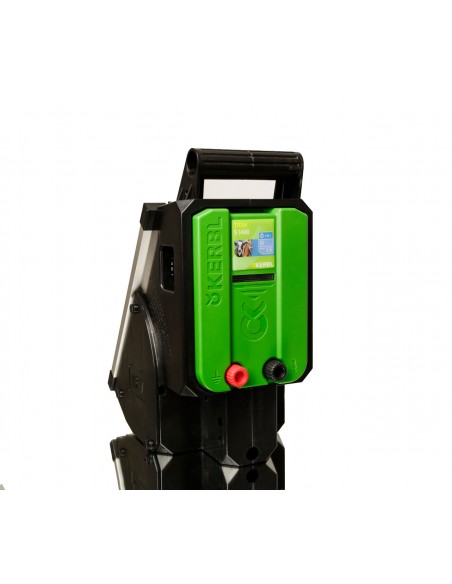 recinto elettrico a pannello solare e batteria