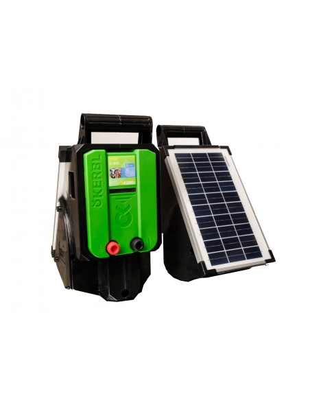 fronte e retro recinto elettrico per animali selvatici cinghiali