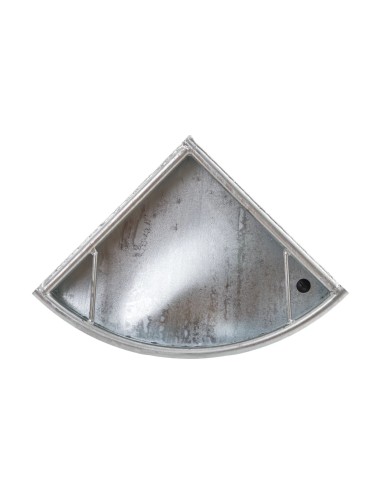 Mangiatoia angolare in acciaio zincato per scuderie e stalle | Attrezzature zootecniche FDA