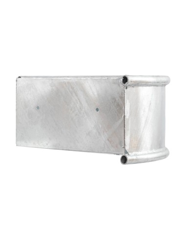 Mangiatoia angolare in acciaio zincato per scuderie e stalle | Attrezzature zootecniche FDA