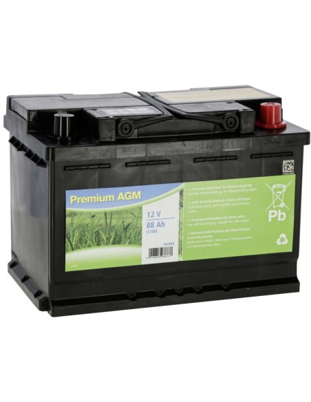 Batteria per recinto elettrico Premium AGM 12 V 88 Ah | Attrezzature zootecniche FDA