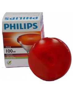 Lampada riscaldante philips 100w animali 2