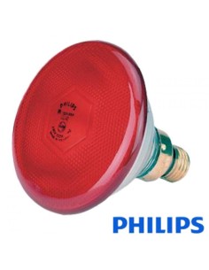 Lampada riscaldante philips 100w animali