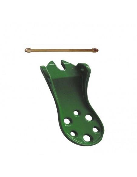 Paletta in ghisa (battimuso) completa di vite e dadi in ottone