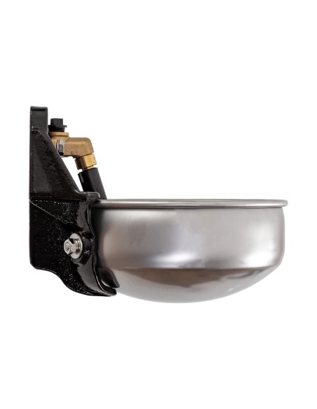 Abbeveratoio per scuderie con vaschetta in acciaio inox