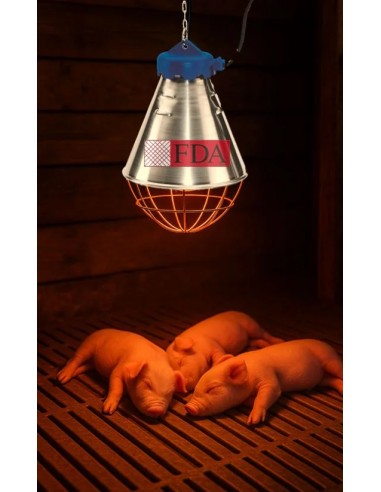 Riscaldamento infrarossi con lampada riflettore FDA