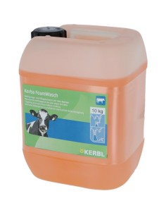 Schiuma detergente e curativa per mammelle