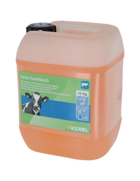Schiuma detergente e curativa per mammelle | Attrezzature zootecniche FDA