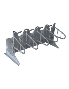 Mangiatoia zincata con autocattura, modello 4 posti, struttura robusta. 2