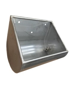 Abbeveratoio a vaschetta antispreco acciaio inox aisi 304