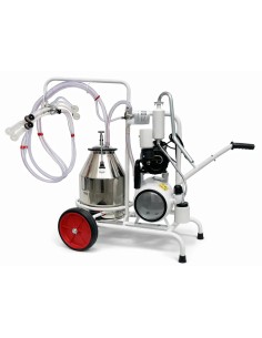 Mungitrice per pecora e capra M71PB a 2 gruppi con pompa a bagno d’olio – vista laterale