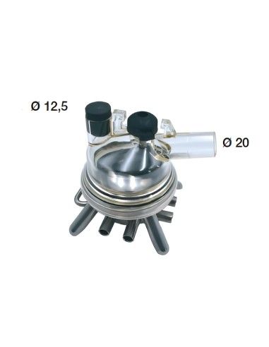Collettore professionale inox per mungitura bovini dimensioni