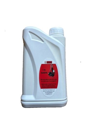 Olio per pompe a vuoto per mungitrice – 5 Litri SAE 10_Frontale
