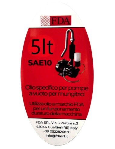 Olio Pompa Mungitrice 5lt_SAE 10 Etichetta
