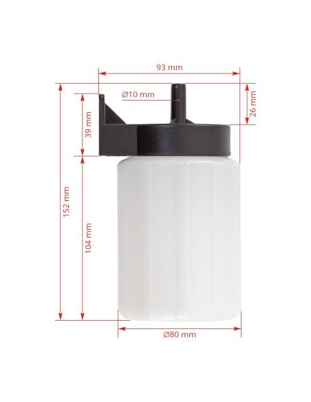 Serbatoio olio di scarico per pompe del vuoto