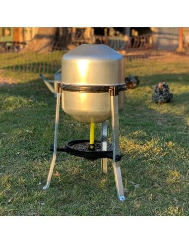 Abbeveratoio automatico zincato per galline e polli | Attrezzature zootecniche FDA