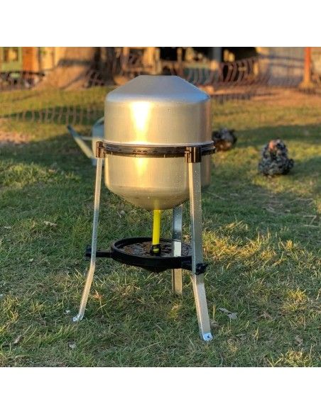 Abbeveratoio automatico zincato per galline e polli | Attrezzature zootecniche FDA