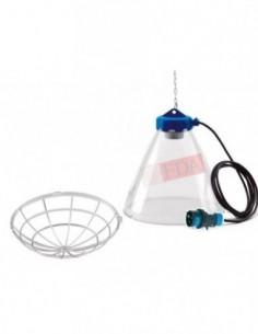 Riflettore in policarbonato FDA 00034 dm cm 27 spina schuko 2