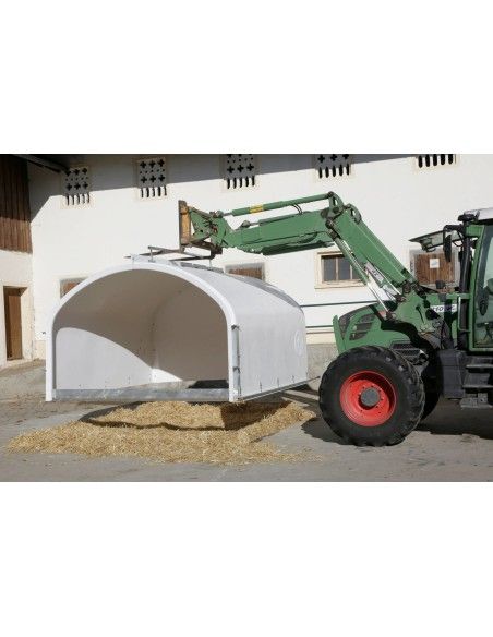 La CalfHouse Premium XXL con recinto è una soluzione di fascia alta per allevamenti moderni che vogliono gestire i vitelli in gr