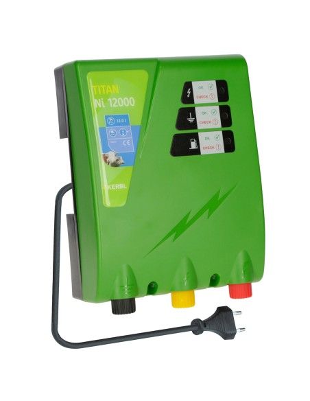 TITAN Ni 12000 per recinto elettrico animali robusti bovini, capre e cinghiali