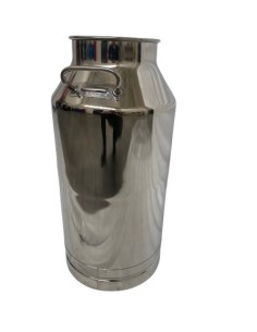 Secchio in acciaio inox 50 lt senza manico 2