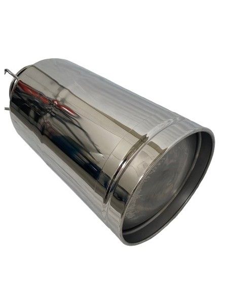Secchio Acciaio Inox 50 Lt con Maniglie | Bidone Mungitura FDA  SRL