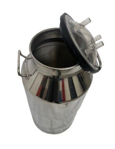 Secchio in acciaio inox 40 lt senza manico | Attrezzature zootecniche FDA